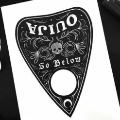 Top 10 😉 GHOSTS OF OCTOBER Gothic Homewares So Below Gothic Planchette [A5] | PRINT ✨ -Spooky Stuff Store ghosts of october so below gothic planchette a5 print 2 d821ec50 1943 478a 945d 5ef87c78e370 700x700