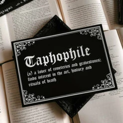 Outlet ✨ GHOSTS OF OCTOBER Gothic Homewares Taphophile [A5] | PRINT 🔔 -Spooky Stuff Store ghosts of october taphophile a5 print 3 52b8c3e2 7e7f 4f21 a344 159b7d32fa88 700x700