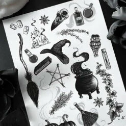 Buy 🤩 GHOSTS OF OCTOBER Gothic Homewares Witches Kit [A5] | PRINT 🔔 -Spooky Stuff Store ghosts of october witches kit print 2 40d12d77 cc4a 4b1d 9a49 e0b6a875741d 700x700