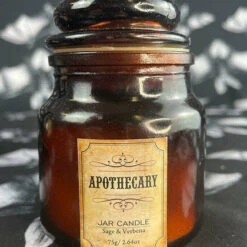 Flash Sale 👏 GOTHIC GIFTS Gothic Homewares Apothecary [Sage & Verbena] | CANDLE 🥰 -Spooky Stuff Store gothic gifts apothocary candle sage small 484f45c8 592b 4d69 b594 aec27027c8fb 700x700