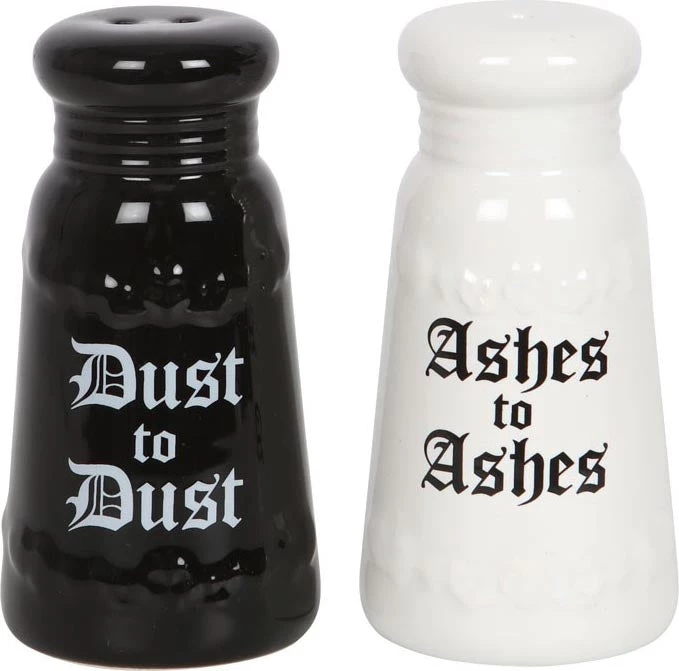 Hot Sale ๐ GOTHIC GIFTS Gothic Homewares Ashes To Ashes | SALT AND PEPPER SET โจ 2 Hot Sale ๐ GOTHIC GIFTS Gothic Homewares Ashes To Ashes | SALT AND PEPPER SET โจ - Image 2