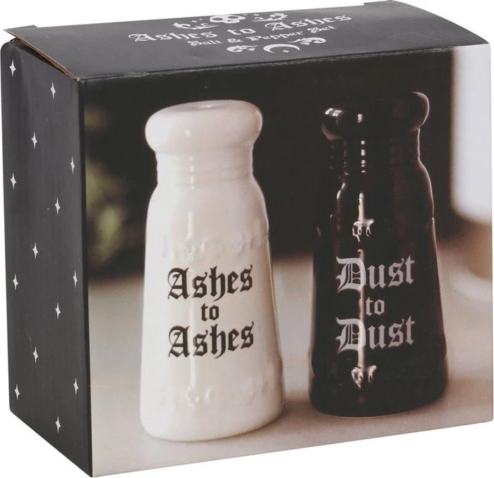 Hot Sale ๐ GOTHIC GIFTS Gothic Homewares Ashes To Ashes | SALT AND PEPPER SET โจ 4 Hot Sale ๐ GOTHIC GIFTS Gothic Homewares Ashes To Ashes | SALT AND PEPPER SET โจ - Image 4