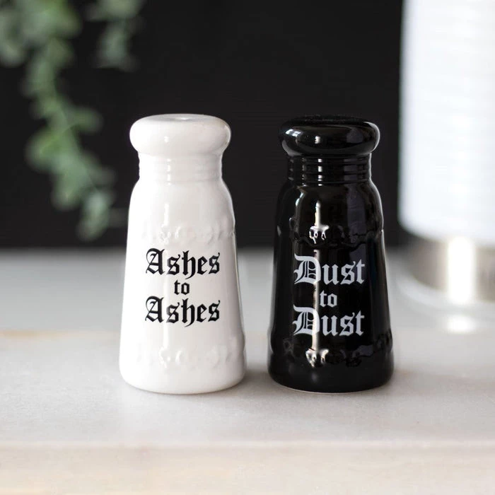 Hot Sale ๐ GOTHIC GIFTS Gothic Homewares Ashes To Ashes | SALT AND PEPPER SET โจ 5 Hot Sale ๐ GOTHIC GIFTS Gothic Homewares Ashes To Ashes | SALT AND PEPPER SET โจ - Image 5