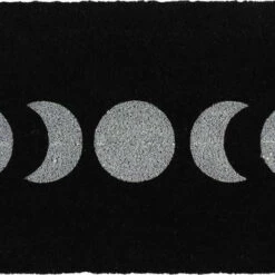 Wholesale 🥰 GOTHIC GIFTS Gothic Homewares Black Moon Phase | DOOR MAT ✔️