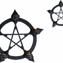 New ⭐ GOTHIC GIFTS Gothic Homewares Black Pentagram | TEALIGHT HANGER 🎉 -Spooky Stuff Store gothic gifts black pentagram tealight incense hanger 4 5ac9d1e1 3d01 4c99 aa2e 7ad8cc85a8e3 700x700