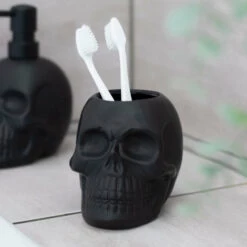 Cheapest 😉 GOTHIC GIFTS Gothic Homewares Black Skull | TOOTHBRUSH HOLDER 🌟 -Spooky Stuff Store gothic gifts black skull toothbrush holder 5 3dc74cfd db15 48cd a066 604a8b8e5068 700x700