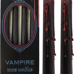 Best Sale 🎉 GOTHIC GIFTS Gothic Homewares Vampire Tears [4 Pack] | CANDLES 😍 -Spooky Stuff Store gothic gifts black vampire tears candles 1 700x700