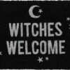Cheap ⌛ GOTHIC GIFTS Gothic Homewares Black Witches Welcome | DOOR MAT 😉