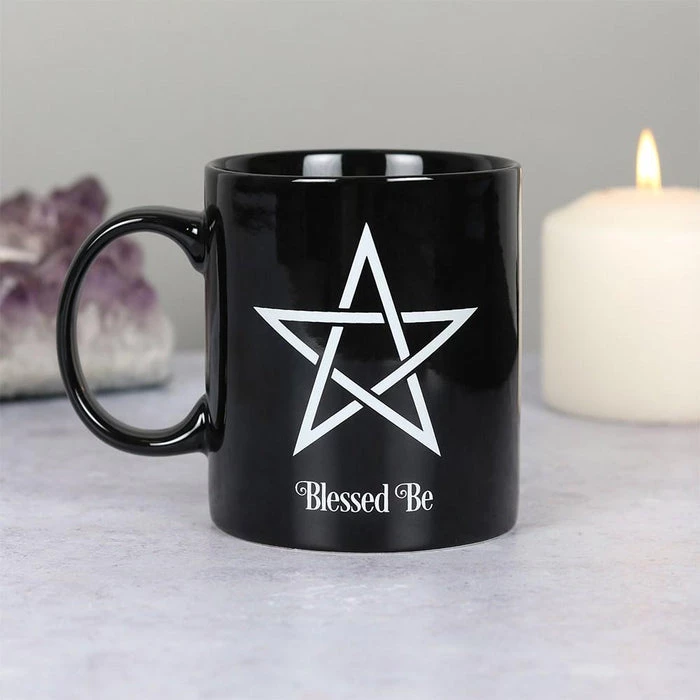 Wholesale ⌛ GOTHIC GIFTS Gothic Homewares Blessed Be Pentagram | MUG 🎉 4 Wholesale ⌛ GOTHIC GIFTS Gothic Homewares Blessed Be Pentagram | MUG 🎉 - Image 4