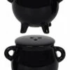 Hot Sale ✔️ GOTHIC GIFTS Gothic Homewares Cauldron | SALT AND PEPPER SET 🌟
