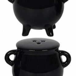 Hot Sale ✔️  GOTHIC GIFTS Gothic Homewares Cauldron | SALT AND PEPPER SET 🌟