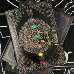 Discount 🥰  GOTHIC GIFTS Gothic Homewares Chakra | LEATHER JOURNAL 🤩
