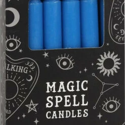 Best reviews of 😀  MAGIC SPELL CANDLES Gothic Homewares Dark Blue Wisdom Spell | CANDLES [PACK OF 12]* ✔️