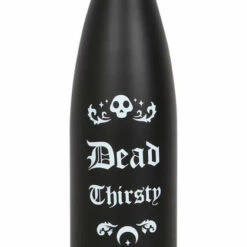 Best Sale ⌛ GOTHIC GIFTS Gothic Homewares Dead Thirsty | METAL WATER BOTTLE ⌛