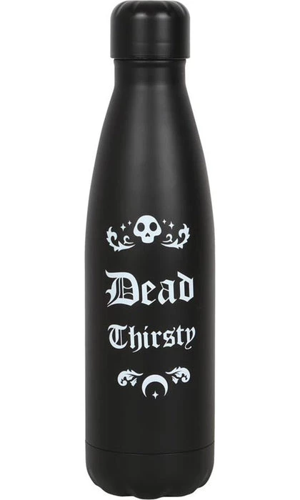 Best Sale ⌛ GOTHIC GIFTS Gothic Homewares Dead Thirsty | METAL WATER BOTTLE ⌛ 1 Best Sale ⌛ GOTHIC GIFTS Gothic Homewares Dead Thirsty | METAL WATER BOTTLE ⌛