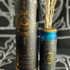 Budget 👏  GOTHIC GIFTS Gothic Homewares Esoteric Manifestation [Sage & White Tea] | REED DIFFUSER ❤️