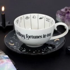 Hot Sale ✨ GOTHIC GIFTS Gothic Homewares Fortune Telling | CERAMIC TEACUP 🔔 -Spooky Stuff Store gothic gifts fortune telling ceramic teacup 7 e7074c5a 134f 4b88 beb4 878d3f6cf0b1 700x700