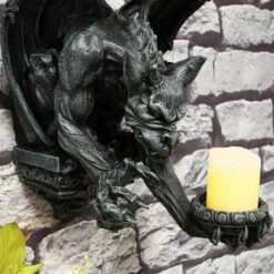 Outlet 👍 GOTHIC GIFTS Gothic Homewares Gargoyle | WALL CANDLEHOLDER 🛒