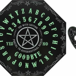 Wholesale ✨ GOTHIC GIFTS Gothic Homewares Glow In The Dark Octagon | SPIRIT BOARD 🎁