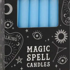 Best reviews of 🧨  MAGIC SPELL CANDLES Gothic Homewares Light Blue Peace Spell | CANDLES [PACK OF 12] 🧨