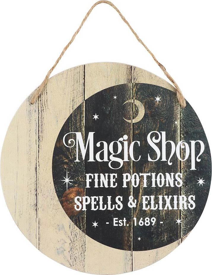 Hot Sale ✔️ GOTHIC GIFTS Gothic Homewares Magic Shop | HANGING SIGN ❤️ 1 Hot Sale ✔️ GOTHIC GIFTS Gothic Homewares Magic Shop | HANGING SIGN ❤️