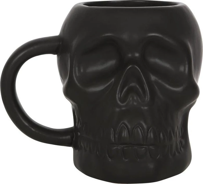 Cheapest ๐ GOTHIC GIFTS Gothic Homewares Matte Black | SKULL MUG โค๏ธ 2 Cheapest ๐ GOTHIC GIFTS Gothic Homewares Matte Black | SKULL MUG โค๏ธ - Image 2