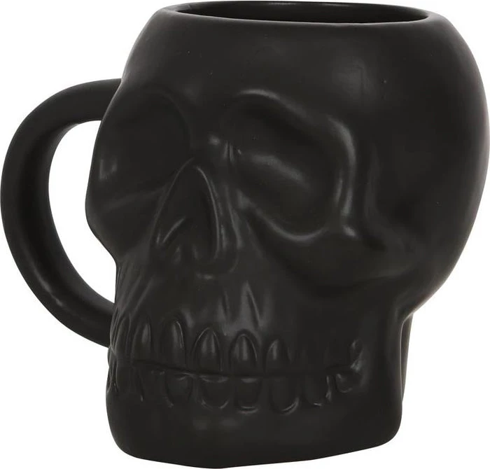 Cheapest ๐ GOTHIC GIFTS Gothic Homewares Matte Black | SKULL MUG โค๏ธ 3 Cheapest ๐ GOTHIC GIFTS Gothic Homewares Matte Black | SKULL MUG โค๏ธ - Image 3