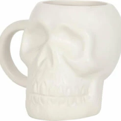Deals 🔔 GOTHIC GIFTS Gothic Homewares Matte White | SKULL MUG ❤️ -Spooky Stuff Store gothic gifts matte white skull mug 2 637ab8ea 40b7 48bd 90b9 c5b39b2cb6e4 700x700