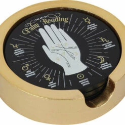 Best Sale ✔️ GOTHIC GIFTS Gothic Homewares Palm Reading | COASTER SET ✔️ -Spooky Stuff Store gothic gifts palm reading coaster set 1 0980cee9 b6ec 4e51 9310 47588e1f919a 700x700