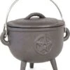 Cheapest ❤️ GOTHIC GIFTS Gothic Homewares Pentagram Cast Iron | CAULDRON ⌛