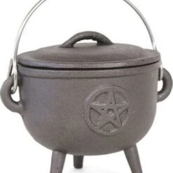 Cheapest ❤️ GOTHIC GIFTS Gothic Homewares Pentagram Cast Iron | CAULDRON ⌛