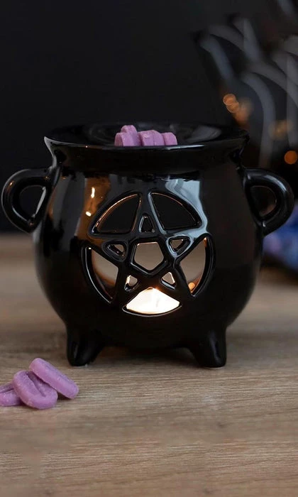 Best Pirce 🥰 GOTHIC GIFTS Gothic Homewares Pentagram Cauldron | OIL BURNER ❤️ 1 Best Pirce 🥰 GOTHIC GIFTS Gothic Homewares Pentagram Cauldron | OIL BURNER ❤️