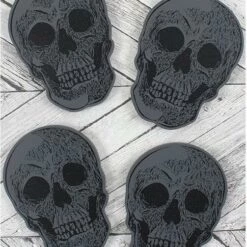 Promo ❤️  GOTHIC GIFTS Gothic Homewares Skull | COASTERS [SET OF 4] 🤩