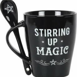 Best reviews of ✨ GOTHIC GIFTS Gothic Homewares Stirring Up Magic Black | MUG AND SPOON SET 🥰 -Spooky Stuff Store gothic gifts stirring up magic black mug and spoon set 1 742c0beb a507 47b1 99fd 564949813635 700x700
