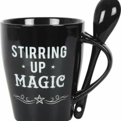 Best reviews of ✨ GOTHIC GIFTS Gothic Homewares Stirring Up Magic Black | MUG AND SPOON SET 🥰 -Spooky Stuff Store gothic gifts stirring up magic black mug and spoon set 2 b4cd9735 e7d6 47ec 83a6 4c495b39f4e0 700x700