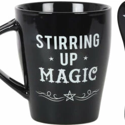 Best reviews of ✨ GOTHIC GIFTS Gothic Homewares Stirring Up Magic Black | MUG AND SPOON SET 🥰 -Spooky Stuff Store gothic gifts stirring up magic black mug and spoon set 3 09fda0c0 f201 44ff 8e73 b12c89193f3b 700x700