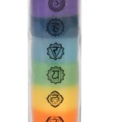 Outlet ✨  GOTHIC GIFTS Gothic Homewares Tall Chakra | CANDLE ⭐