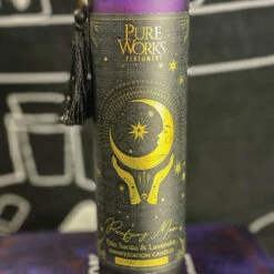 Cheap ✨  GOTHIC GIFTS Gothic Homewares Esoteric Manifestation [Palo Santo & Lavender] | TALL CANDLE ⭐