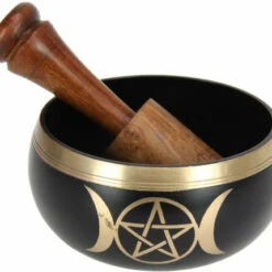 Cheapest ✨ GOTHIC GIFTS Gothic Homewares Triple Moon | SINGING BOWL 😉