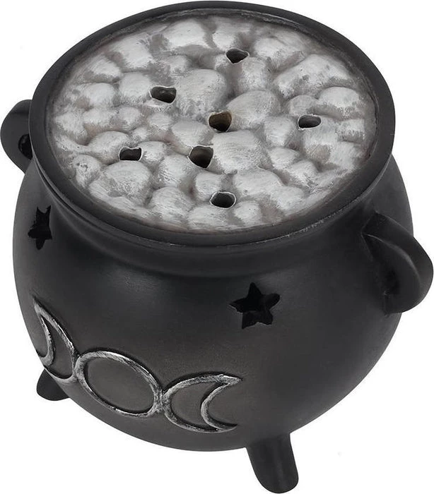 Buy 🤩 GOTHIC GIFTS Gothic Homewares Triple Moon Cauldron | INCENSE CONE HOLDER ✔️ 4 Buy 🤩 GOTHIC GIFTS Gothic Homewares Triple Moon Cauldron | INCENSE CONE HOLDER ✔️ - Image 4