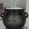 Buy 🤩 GOTHIC GIFTS Gothic Homewares Triple Moon Cauldron | INCENSE CONE HOLDER ✔️