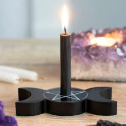 Hot Sale 😀 GOTHIC GIFTS Gothic Homewares Triple Moon | SPELL CANDLE HOLDER ✨ -Spooky Stuff Store gothic gifts triple moon spell candle holder 3 2257b4a8 0aed 45f7 8ea1 9c32bb485d5d 700x700