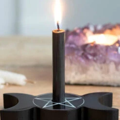 Hot Sale 😀  GOTHIC GIFTS Gothic Homewares Triple Moon | SPELL CANDLE HOLDER ✨