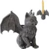 Best Pirce ⭐ GOTHIC GIFTS Bats Vampire Cat Gargoyle | CANDLE HOLDER ❤️