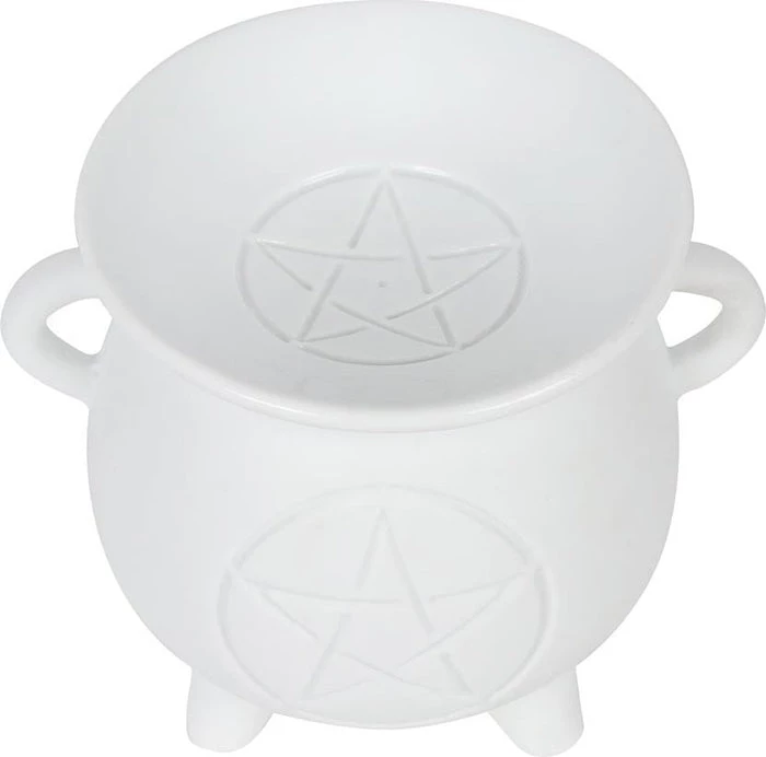 Best Pirce โค๏ธ GOTHIC GIFTS Gothic Homewares White Pentagram Cauldron | OIL BURNER ๐ 5 Best Pirce โค๏ธ GOTHIC GIFTS Gothic Homewares White Pentagram Cauldron | OIL BURNER ๐ - Image 5