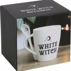 Cheap 🌟 GOTHIC GIFTS Gothic Homewares White Witch | MUG & SPOON SET ✔️ -Spooky Stuff Store gothic gifts white witch mug spoon set 4 02324584 d794 4808 a95e 39651d8b67b1 700x700