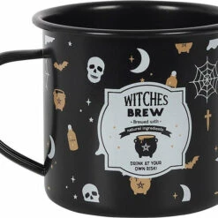 Flash Sale ⌛ GOTHIC GIFTS Gothic Homewares Witches Brew | ENAMEL MUG 🥰