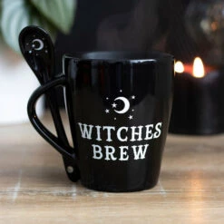 Hot Sale 🔔 GOTHIC GIFTS Gothic Homewares Witches Brew | MUG & SPOON SET 🧨 -Spooky Stuff Store gothic gifts witches brew mug spoon set 4 1c603f8c e870 4571 aacb 99ac5a4f5f3d 700x700