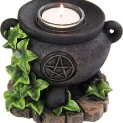 Brand new โ๏ธ GOTHIC GIFTS Gothic Homewares Witches Cauldron | TEALIGHT CANDLE HOLDER ๐ฏ