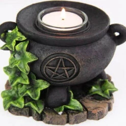 Brand new ✔️ GOTHIC GIFTS Gothic Homewares Witches Cauldron | TEALIGHT CANDLE HOLDER 💯 -Spooky Stuff Store gothic gifts witches cauldron tealight candle holder 4 5ce98685 c96d 49fb 8be9 f6fba0b74260 700x700